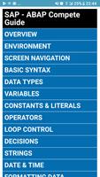 Learn SAP - ABAP Complete Guide poster