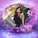 Frame Photo Love Flower Tembus Pandang APK