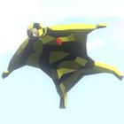 Wingsuit Flight 3D Zeichen