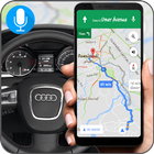 Поиск местоположения GPS-навигации иконка