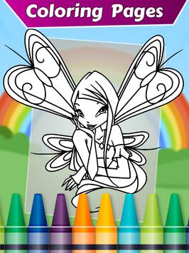 Coloring Game For Winx Club Apk Screenshot