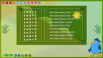 九九乘法表中英文雙語TIMES TABLES capture d'écran 1