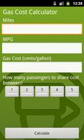 Gas/Petrol Price Calculator Affiche