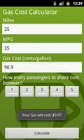 Gas/Petrol Price Calculator capture d'écran 2