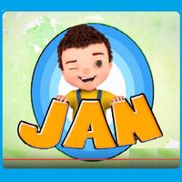 Jan Cartoon poster