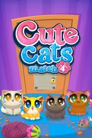 Cute Cats Match 4 poster