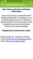 Confissões Reformadas Affiche