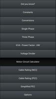 Electrical Calculator Premier syot layar 1
