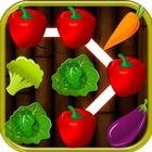 Matching vegetables Frame-icoon