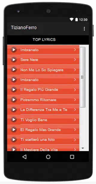 Tiziano Ferro Top Songs & Hits Lyrics. APK for Android Download