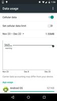 1 Schermata Data Usage