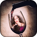 Wine Glass Photo Frame APK