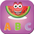 Fruit English Alphabet ABC Kid Zeichen