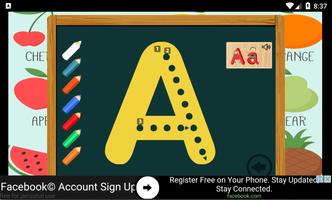 Fruit English Alphabet ABC Kid Screenshot 3