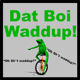 آیکون‌ Here Come Dat Boi Waddup!