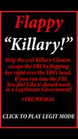 برنامه‌نما Flappy Hillary "Killary" عکس از صفحه
