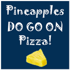 Pineapple does go on pizza! icône