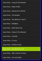 Top Hits Jason Mraz Mp3 Ekran Görüntüsü 1