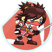 APK Ninjia Gril Gravity Flip