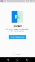 Safe text- text & media chat Plakat