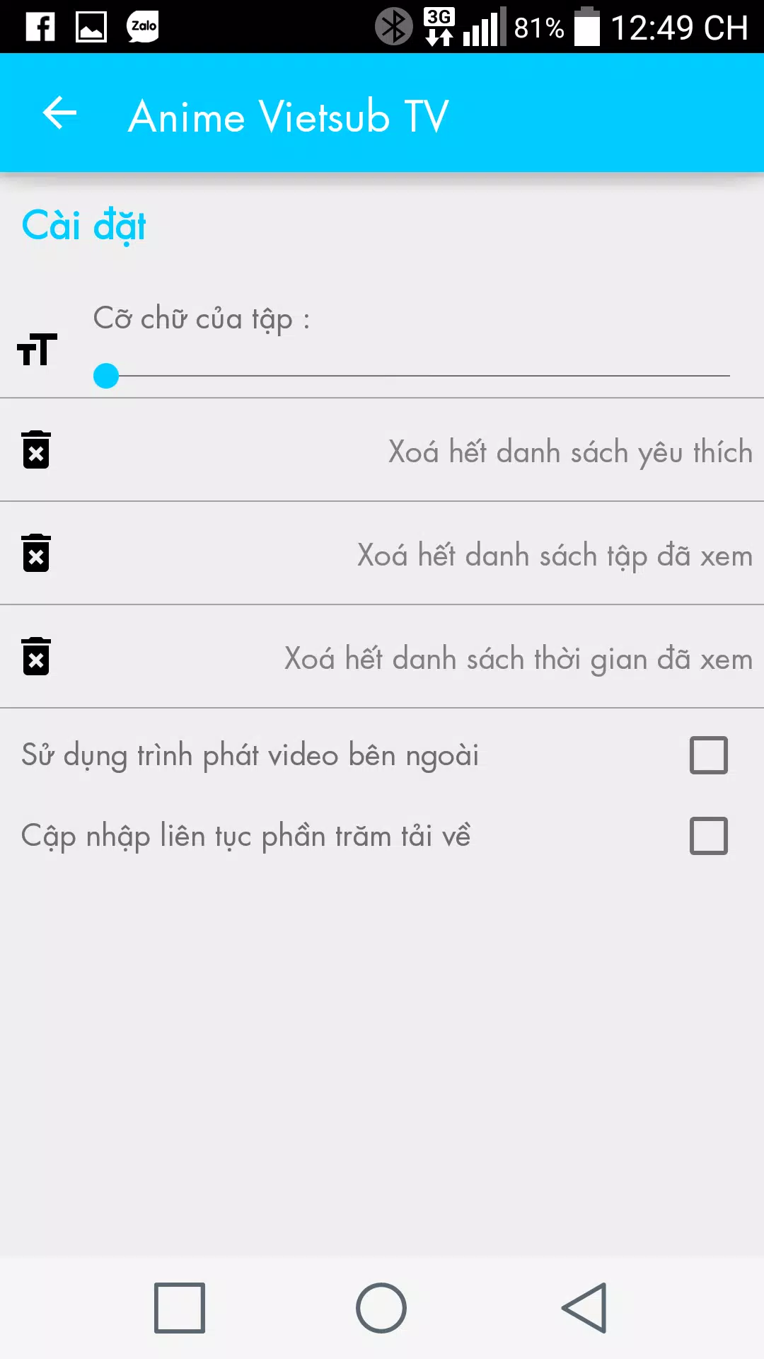 Tải xuống APK Anime VietSub cho Android