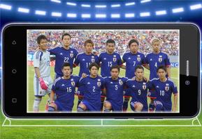 Japan team Wallpaper - world cup 2018 اسکرین شاٹ 1