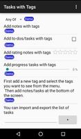 Poster Tasks with Tags