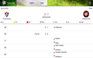 Live Soccer: Brazilian League capture d'écran 1