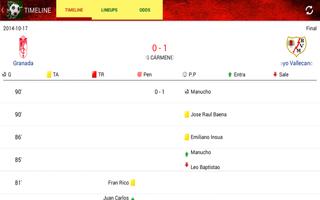 Live Soccer: Spanish League screenshot 1