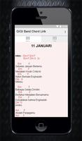 GIGI Band Chord Lirik capture d'écran 2