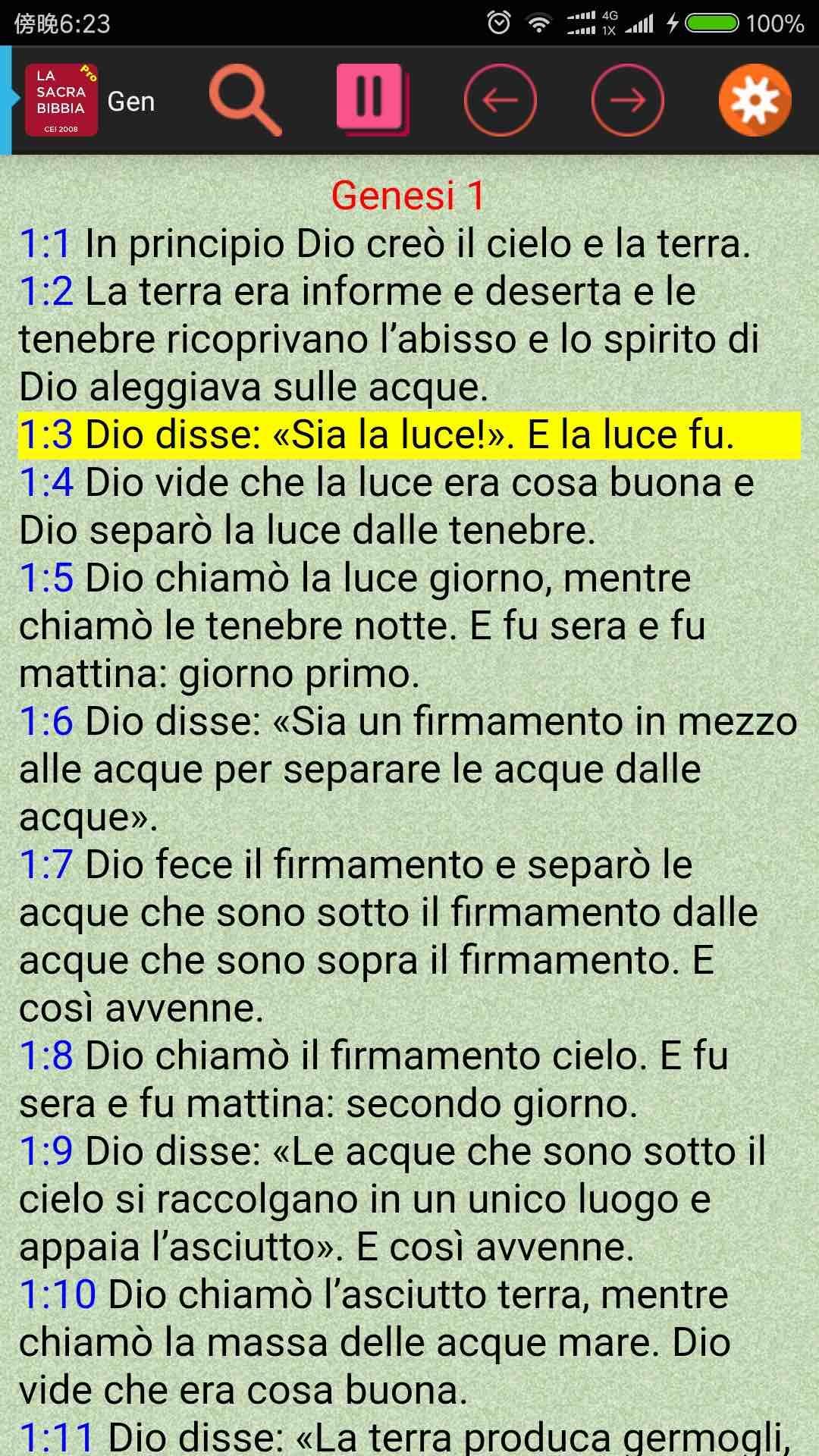 Sacra Bibbia CEI in italiano - App su Google Play