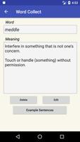 My Word Collection - Create your own dictionary syot layar 2