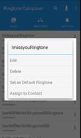 Ringtone Composer capture d'écran 2