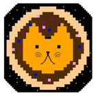 Cats On Donuts IN SPACE-icoon