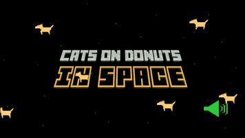 Cats On Donuts IN SPACE plakat