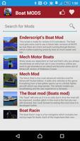 Boat Mod For MCPE` captura de pantalla 1
