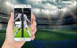 Zipper Lock Screen : Real Madrid Cartaz
