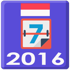 Kalender 2016 Indonesia icône