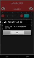 Kalender 2016 Indonesia capture d'écran 1