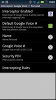 Call Interceptor: Google Voice Affiche