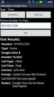 Call Interceptor: Google Voice capture d'écran 1