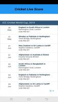 CRICKET LIVE SCORE Plakat