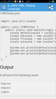 Learn Java Internalization capture d'écran 2
