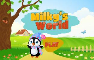 Milky's World - Penguin Run captura de pantalla 3