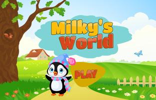 Milky's World - Penguin Run الملصق