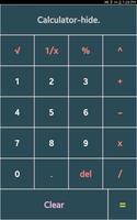 Calculator-hide screenshot 1