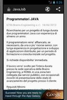 Java Job Lite تصوير الشاشة 1