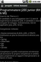 JavaJob capture d'écran 2