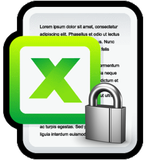 Excel Lock biểu tượng