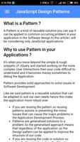 JavaScript Design Pattern and  poster